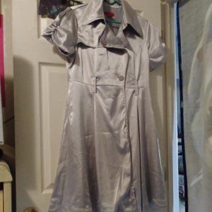 large silver dress